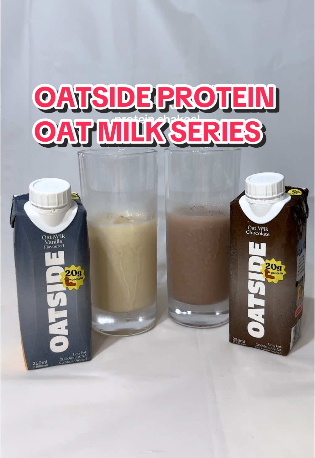 oatside released a new protein series so ofc i had to try heheh 🏃🏻‍♀️ being lower in fat and with no sugar added, these are way healthier than the OGs (which i love) plus with a 20g protein boost! ps, they really delivered when they said smooth and creamy 🔝🔝 @OATSIDE #sg #sgtiktok #sgfoodie #sgfyp #fyp #food #oatmilk #asmr #protein #oatside #Fitness #relax 