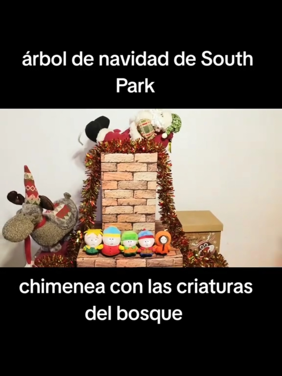 árbol de navidad de South Park y chimenea con las criaturas del bosque  #southparkchristmas #Navidad #santaclaus #southparkclip #southparkedit #ericcartman #kylebroflovski #stanmarsh #kennymccormick #buttersstotch #santaclaus #chimenea #arboldenavidad 