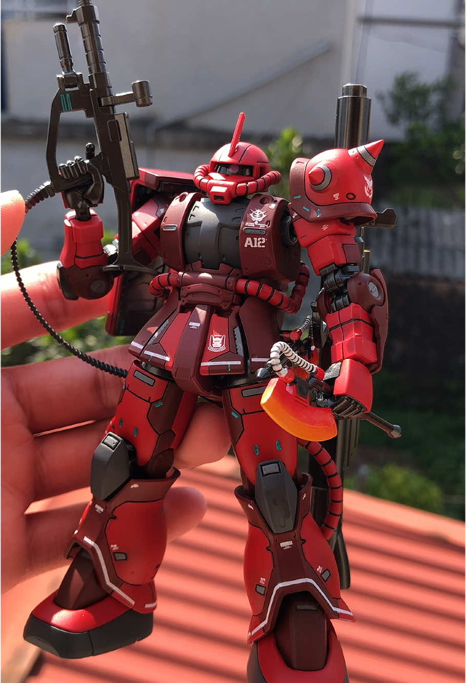 Hg Gto Zaku bootleg repaint  Nhận sơn như video nhe #xuhuong #fyp #gundam #gunpla #custom #viral 