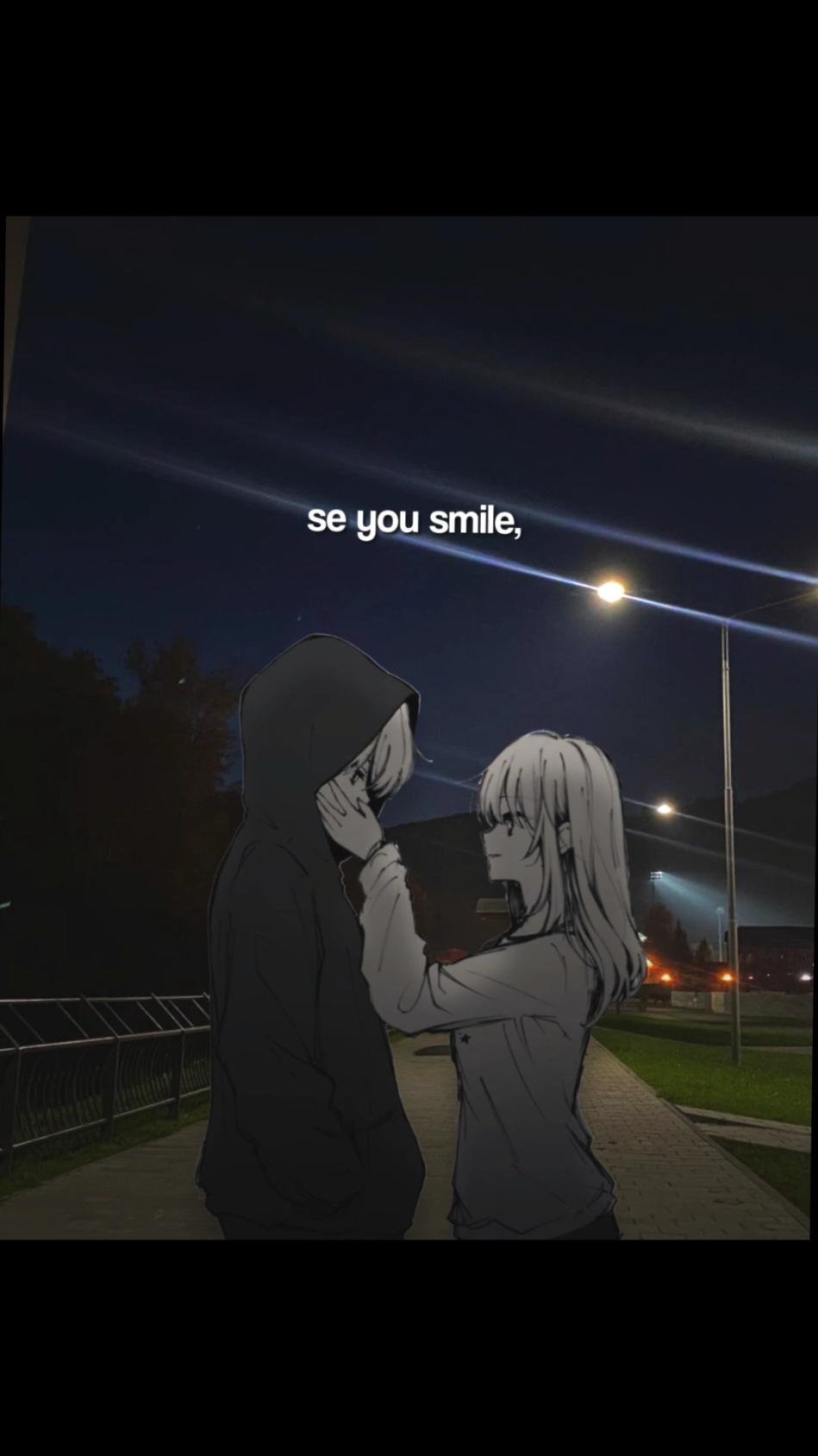 se you smile,smileee . . #gfx #gfxdesign #lyrics #song #fyp #100k 