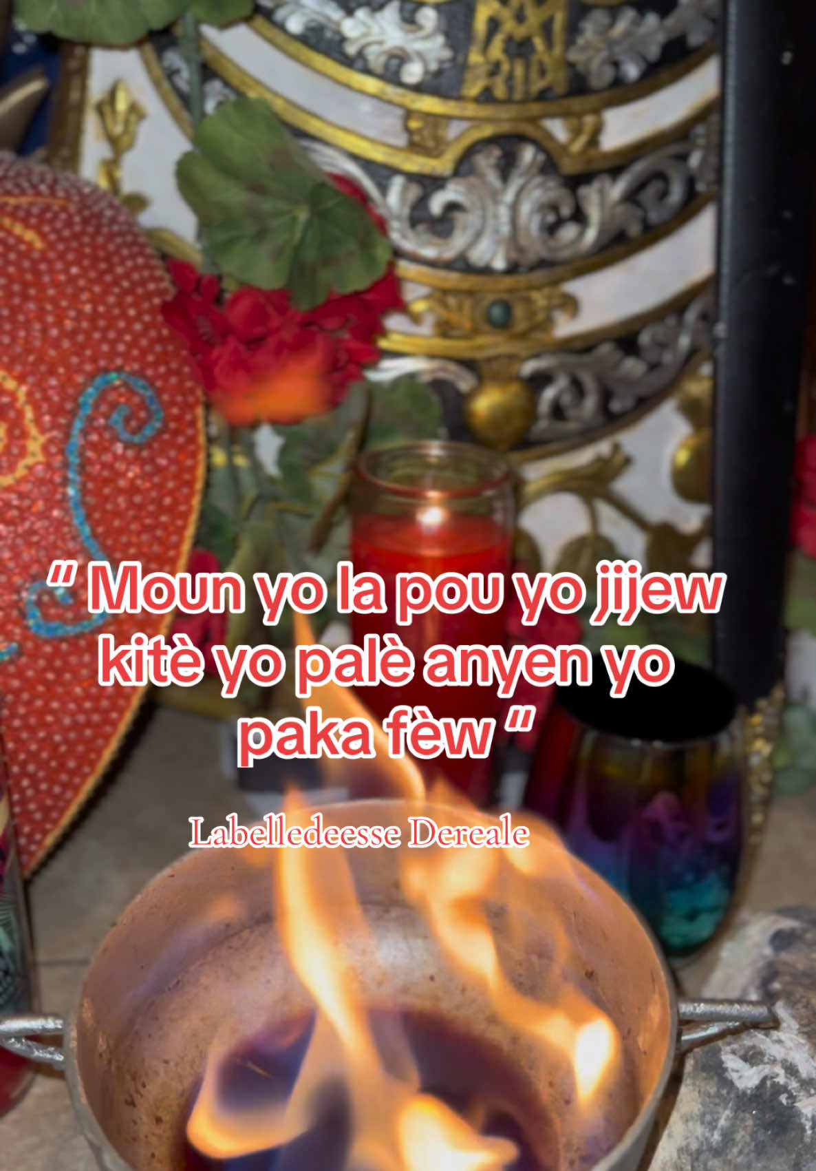 Let them judge you there's nothing else they can do🕯️ Kite yo jijè sa yo kapab fè anko, anyen❌ #vodouayisyen #tradisyonlakay #rasinlakay #haitianvodou @Spiritual_andboujee🌟 