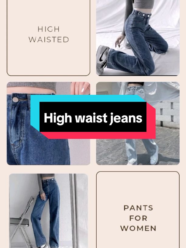 High waist jeans #highwaist #highwaistjeans #pants #pantsforwomen #pantsrecommendation #highwaistpants #maongpants #fyppppppppppp #fypシ #foryou #foryoupage 