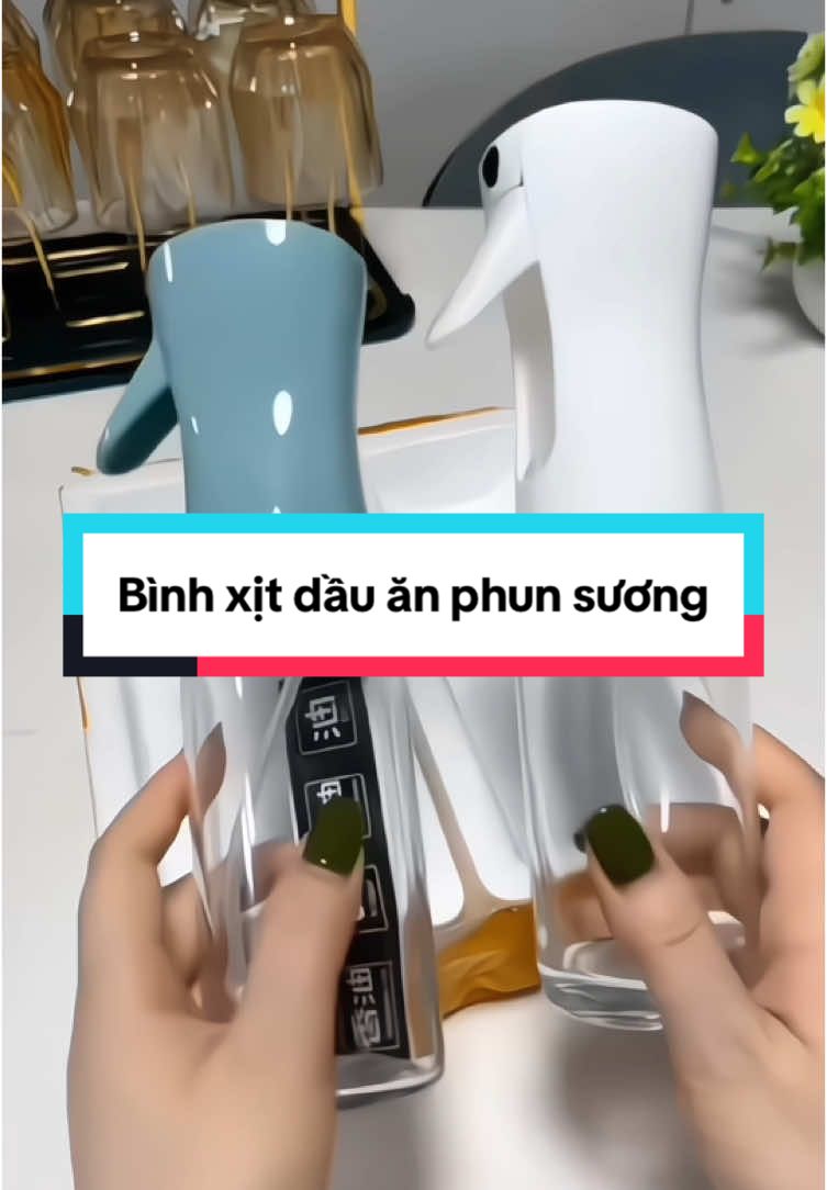 Bình xịt dầu ăn phun sương #giadung #giadungtienich #giadungthongminh #binhxitdauan #binhxitdauanphunsuong #binhxitdauanthuytinh #chaixitdauan 