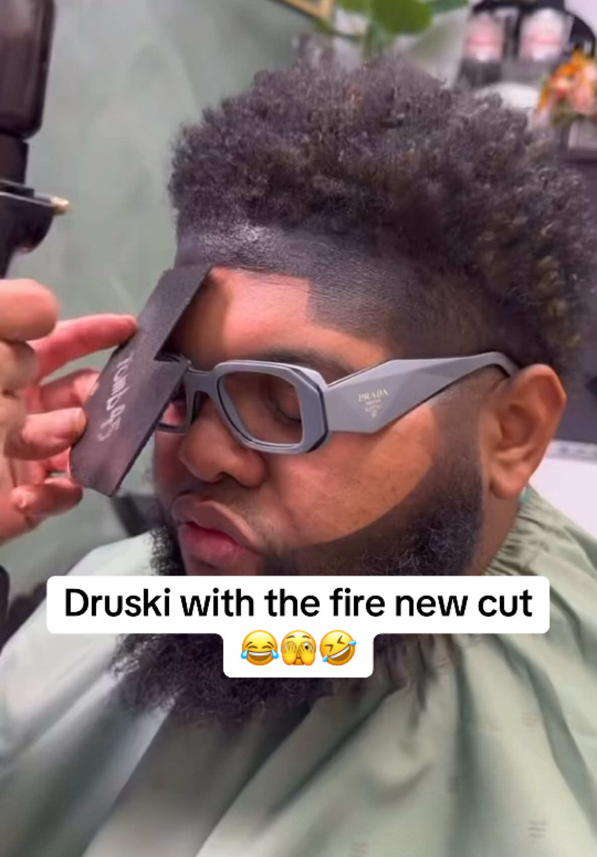 @DRUSKI with the fire cut😂🔥🔥 #druski #viralvideo #fyp 