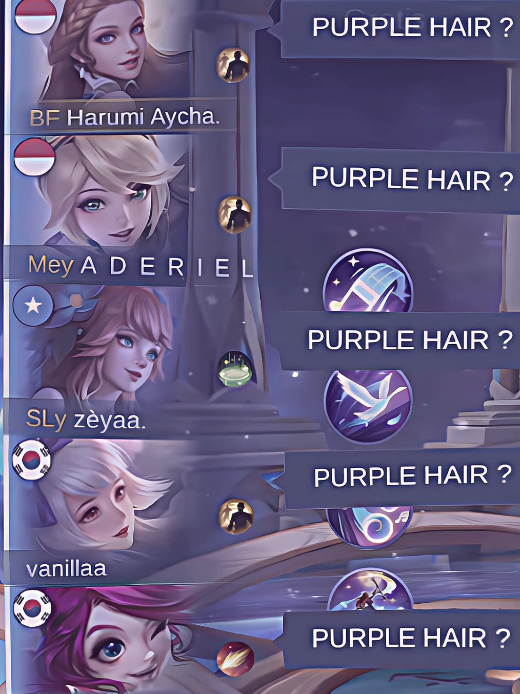 hello💜 w/@meyderiel @ngebadut @leovaaaa @ce.12_2  . . cr @vnzprem  #mlbb #trend #fypシ #CapCut #mobilelegends #cafavor 