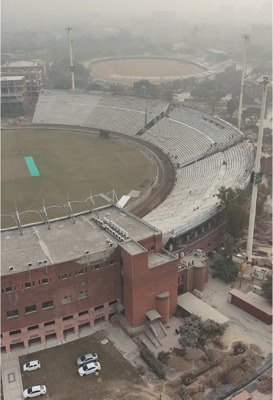 Renovation of Gaddafi Stadium Lahore#gaddafistadium #foruyou #viral_video #championtrophy2025🏏  #habibconstructionservices #cricket #pcb 