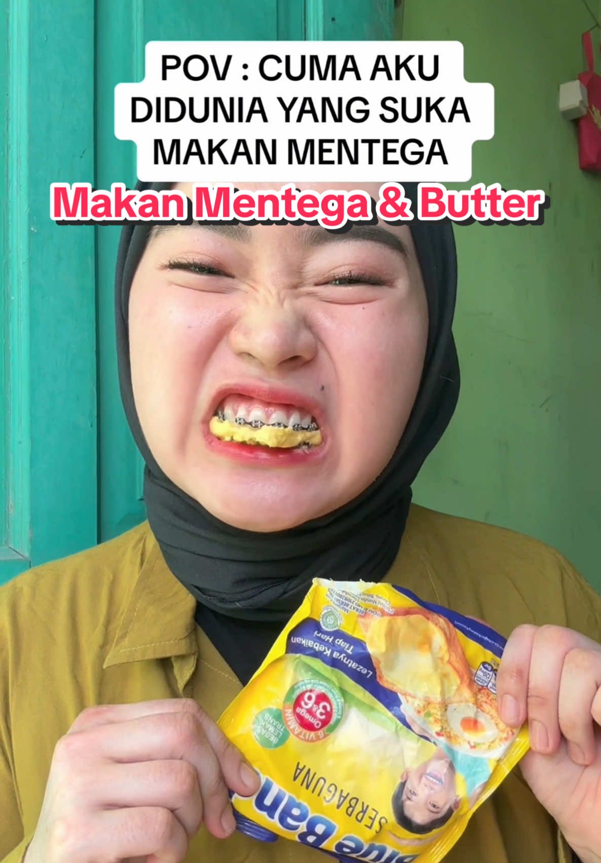 CUMA AKU DIDUNIA INI YANG SUKA MAKAN MENTEGA & BUTTER ‼️😦 #percobaanasrinda #jalanjalanasrinda 