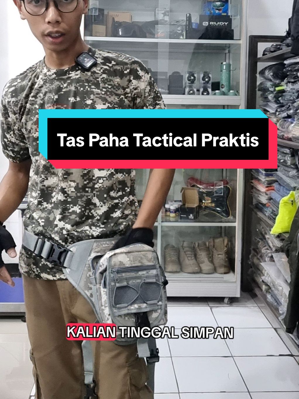 Tas Paha Tactical Praktis #fmjgroup #taspinggang #taspaha #taspahaarmy #taspinggangkaki 