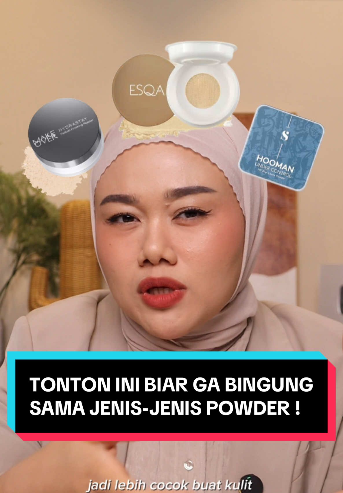 Sebenarnya tidak seribet itu gaisss #loosepowder #powderfoundation #compactpowder #settingpowder #twc #twowaycake #makeuptutorial #tutorialmakeup 