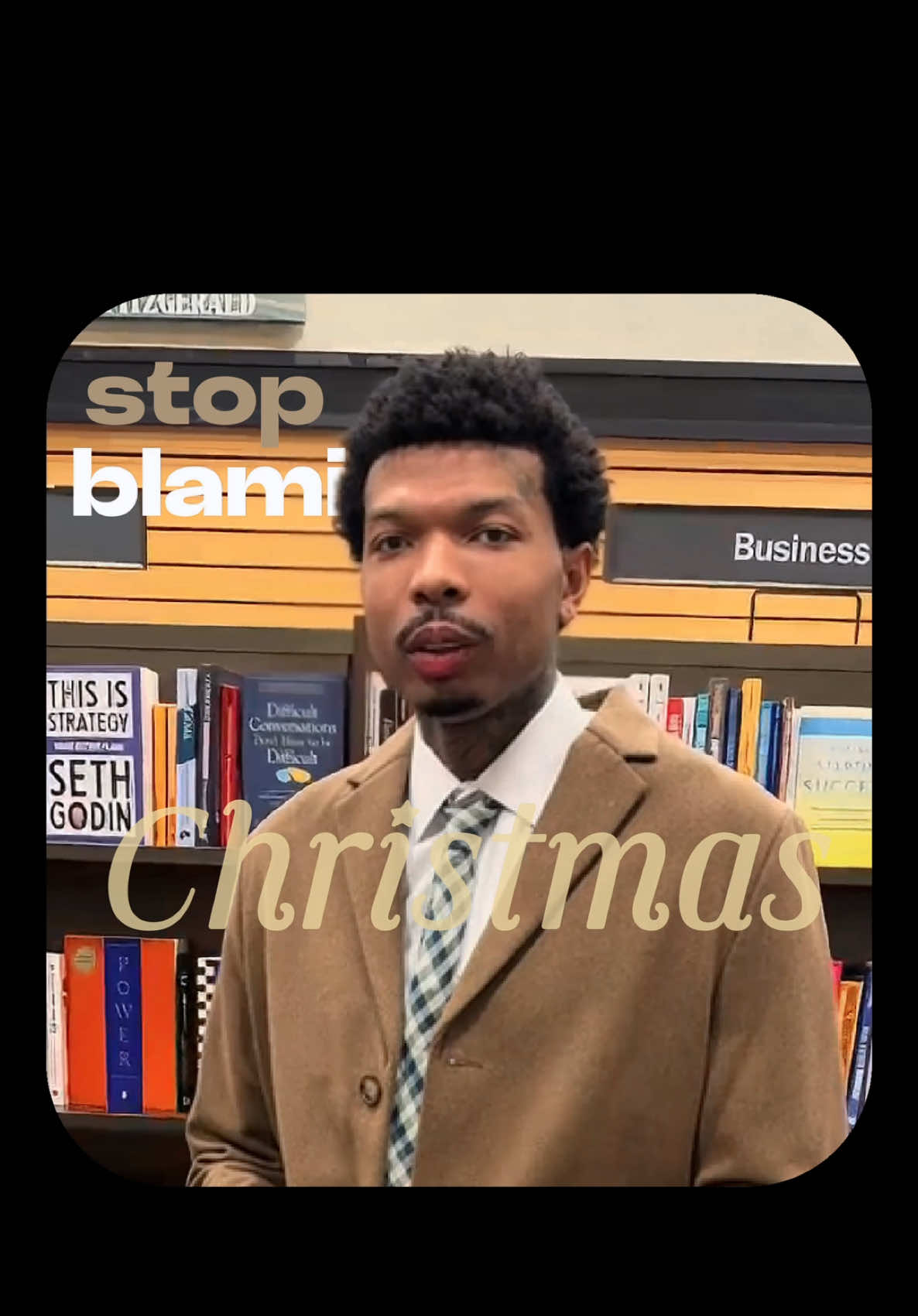 Stop Blaming Christmas. #christmas #real #motivation #inspiration #fyp #advice #money #motivationalquotes #motivationalvideo #motivationalspeaker #motivationalspeechforsuccess  #creatorsearchinsights 