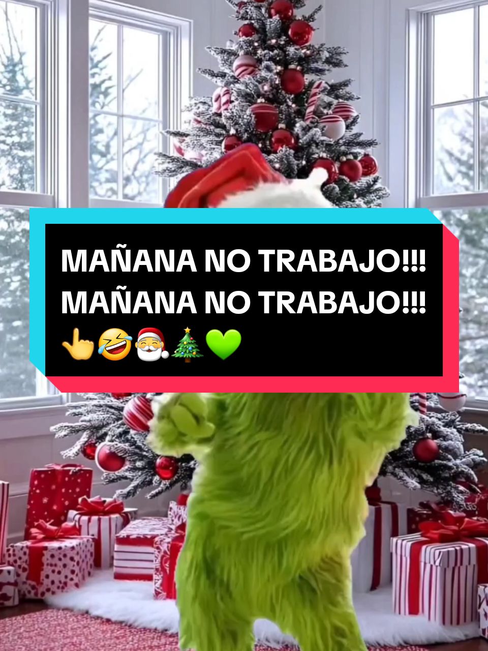 MAÑANANOTRABAJO!!!🤗🎅🎄☃️💚#Tiktok #mañananotrabajo #feliznavidad #navidad2024 ##videosdehumor #tiktokhumor #memeo #cute #meencanta #quebarbaridad #avolar #yomedivierto #fyp #parati #foryour #masde40 #radiopatio22✌ #memeo✌ #orion🦋💙 #viral #funnyvideos😂 