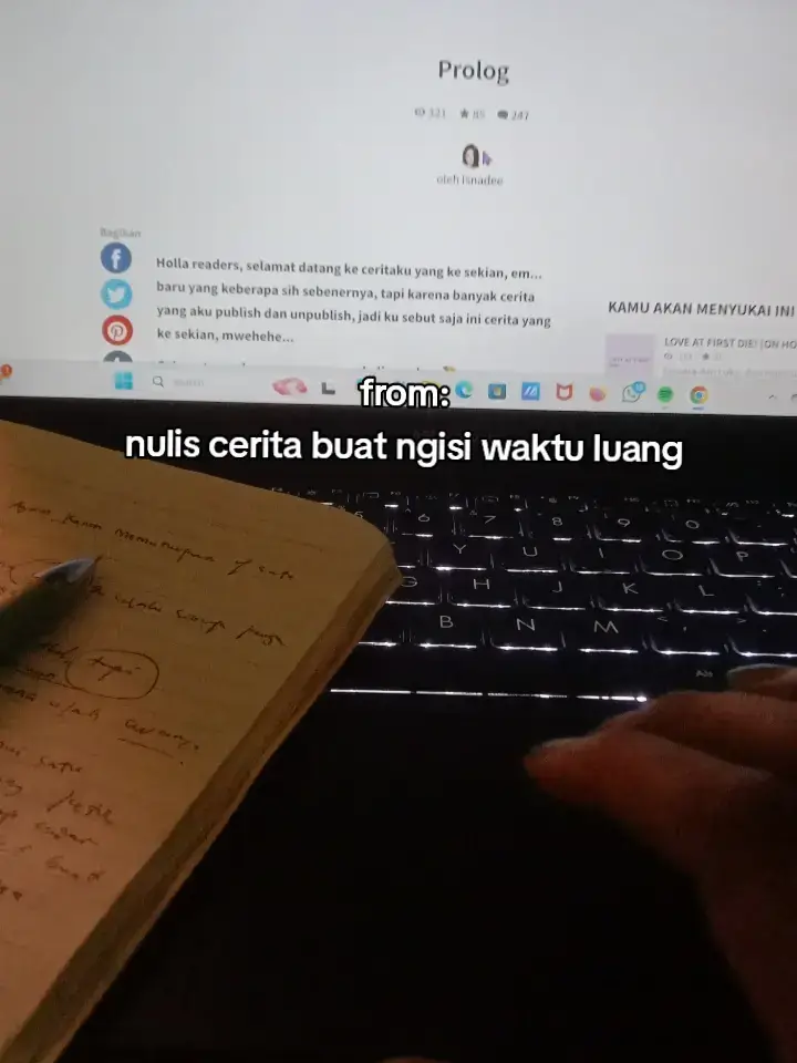 seneng bisa sibuk di rl, tapi rasanya kangen banget punya banyak waktu luang dan up cerita setiap hari :) #author #penulis #novel #wattpad #wattpadstory #foryou #fyp 