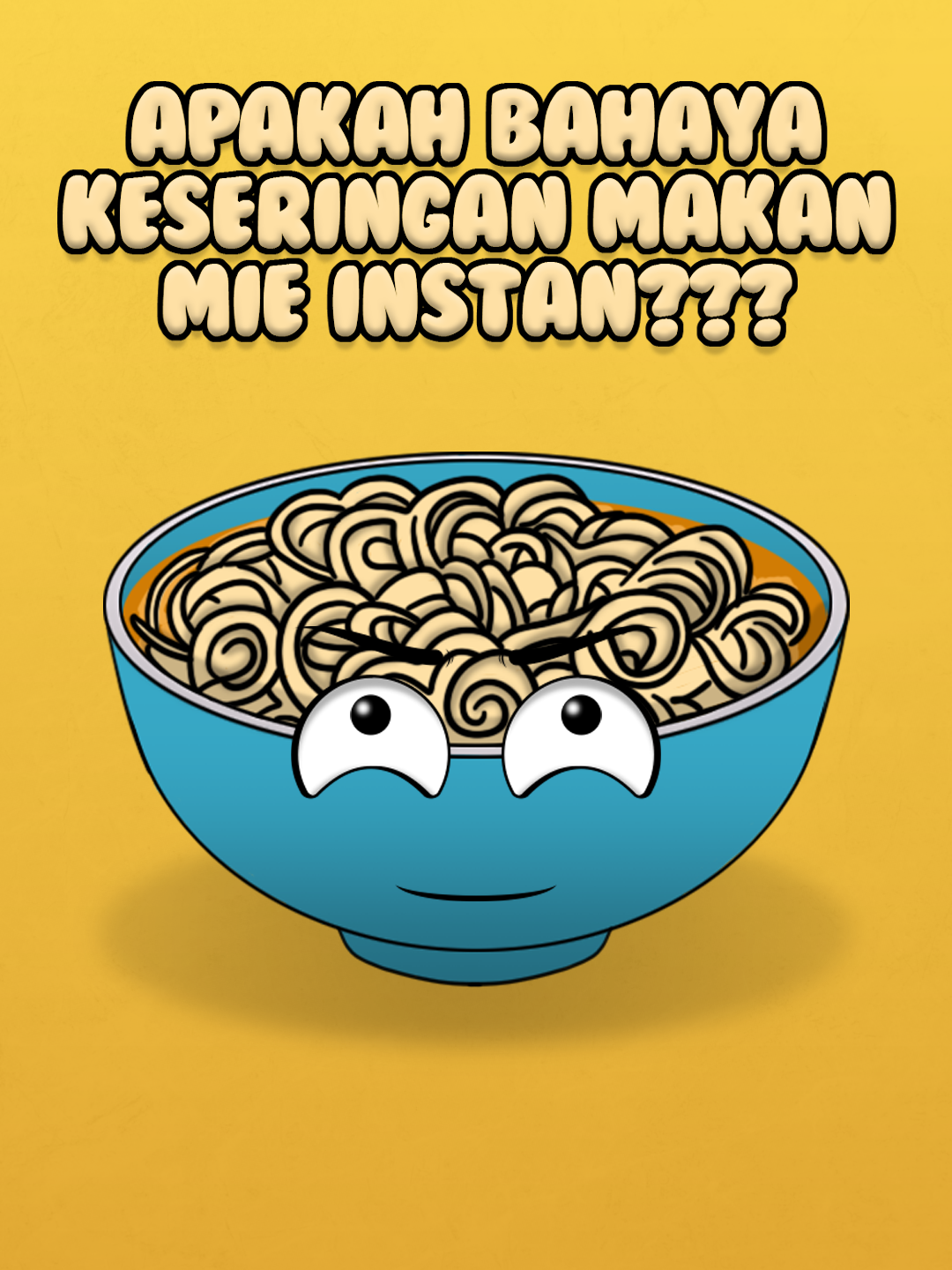 Keseringan Makan Mie #animasidolewak #animasiorgantubuh