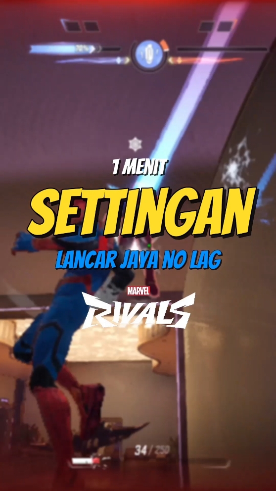 settingan game MARVEL RIVALS  dalam 1 MENIT 😁 #marvelrivalsindo #tutorialmarvelrivals #marvelrivalsindonesia #marvelrivals 