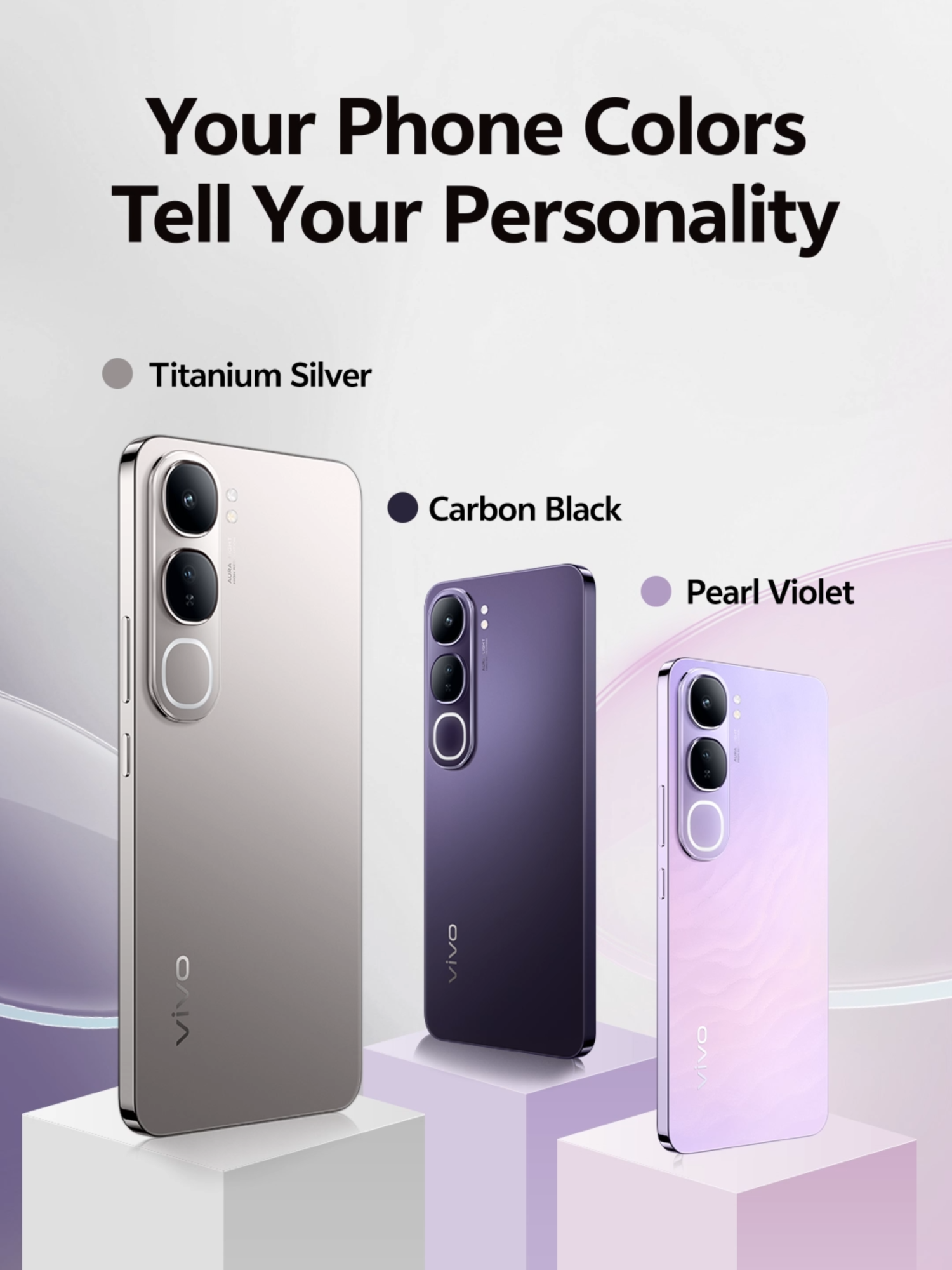 Mulai dari profesional, stylish, hingga si paling fun, warna-warna #vivoV40Lite selalu bisa menggambarkan sisi personal user-nya dengan desain dan fitur yang kekinian✨ Kalau kamu relate sama warna yang mana, vivolks?🥰