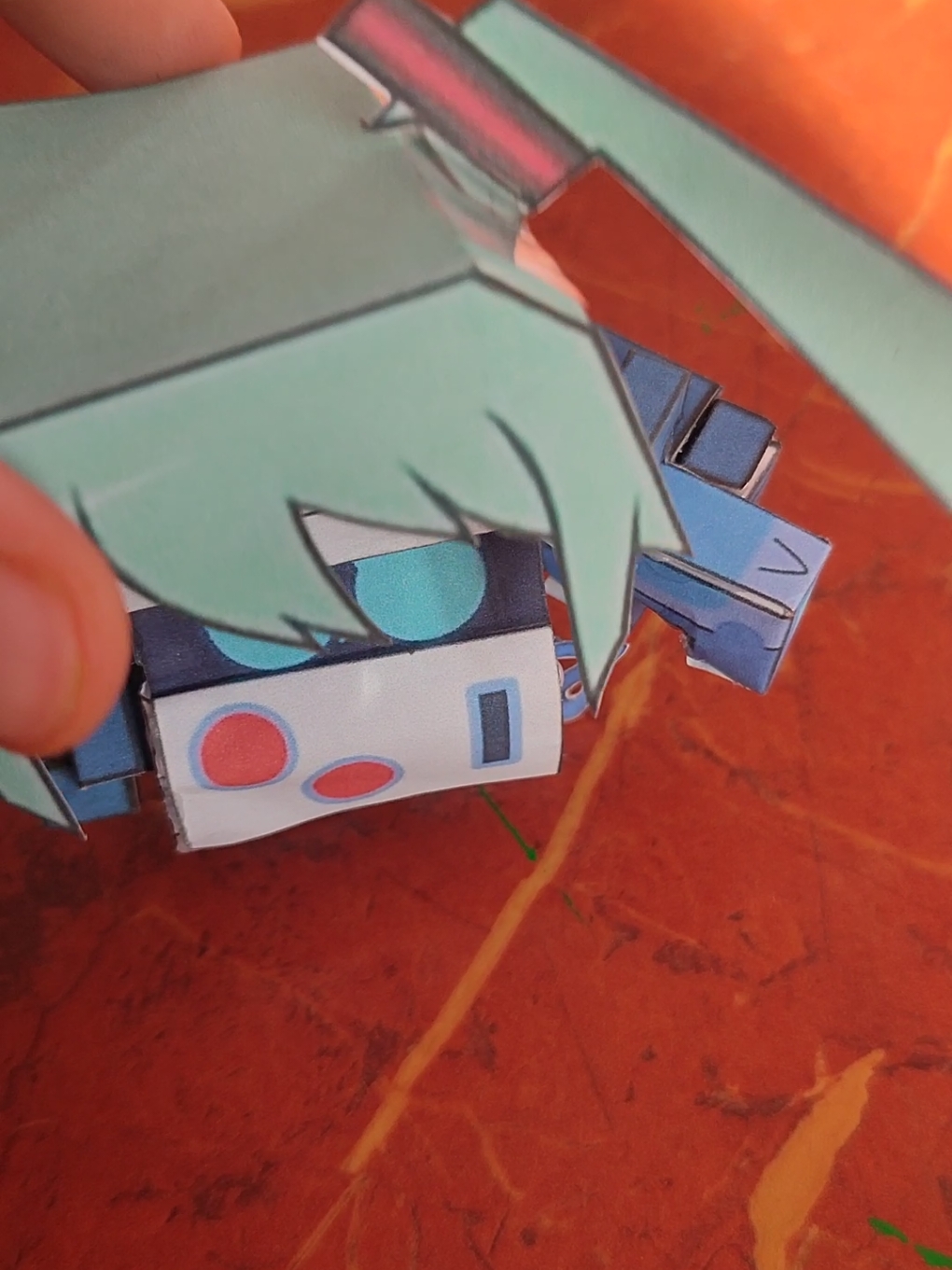 WORLD IS HIS. #hatsunemiku #vocaloid #brawlstars #8bit #fyp #papercraft #projectsekai 