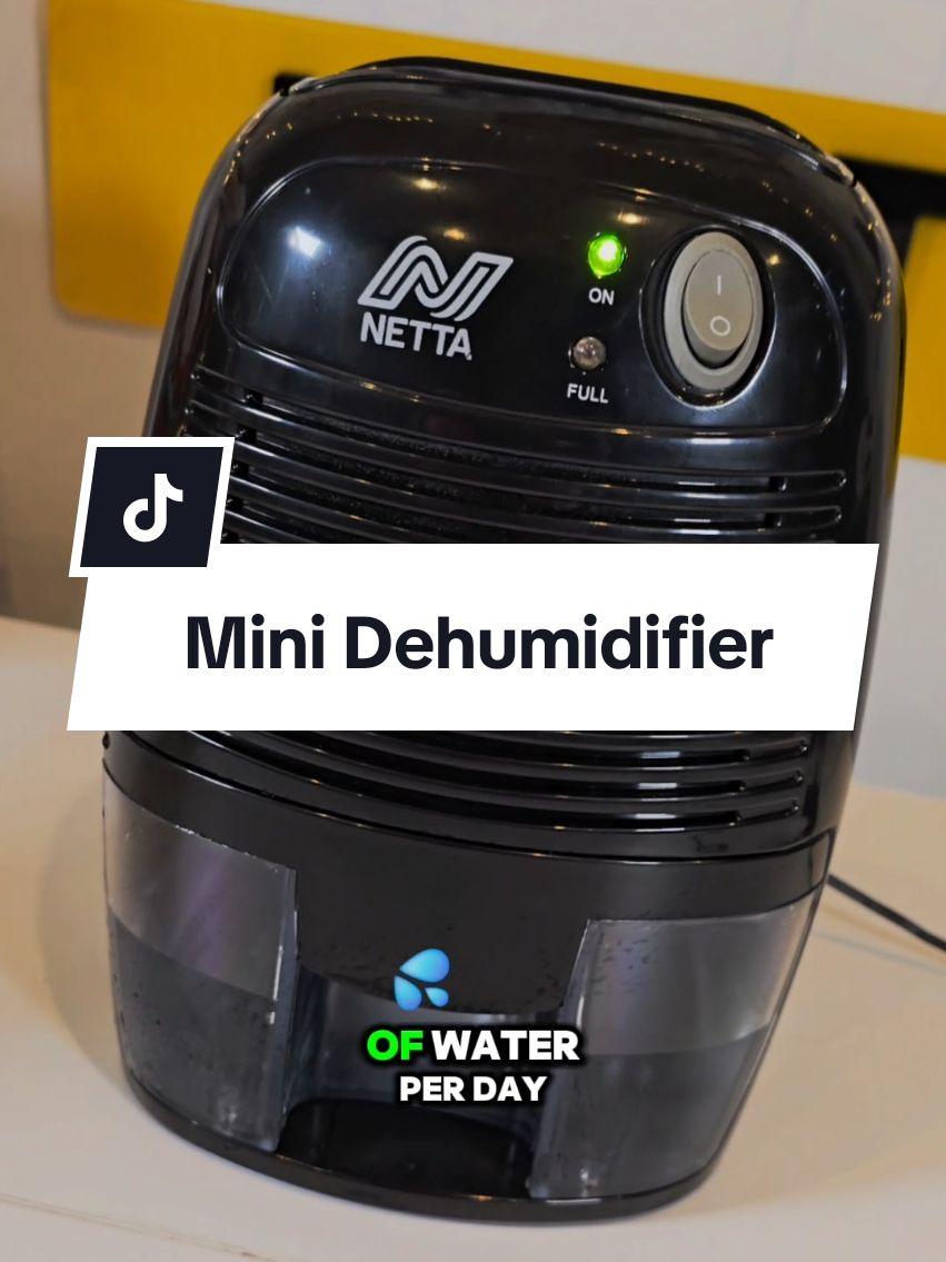 💧  Don't let dampness take over your home!  💧 This NETTA 500ml Dehumidifier is here to save the day! 💪  Perfect for small spaces like bedrooms, kitchens, and cupboards, it's compact, quiet, and energy-efficient.  Say goodbye to dampness and hello to a fresher, healthier home! ✨ #tiktokmademebuyit #blackfridaysale #blackfriday #Christmassale #xmassale #Christmasshopping #CyberMonday #GiftIdeas #EducationalToys #Toys #Christmas #TiktokMadeMeBuylt #Spotlight #GiftIdeas #Basteln #AdventCalendar  #ChristmasTikTok #WinterWonderland #ChristmasMarket #dehumidifier #homeessentials #freshair #dampness #moldprevention #healthyhome #smallspaces #compactdesign #energyefficient 