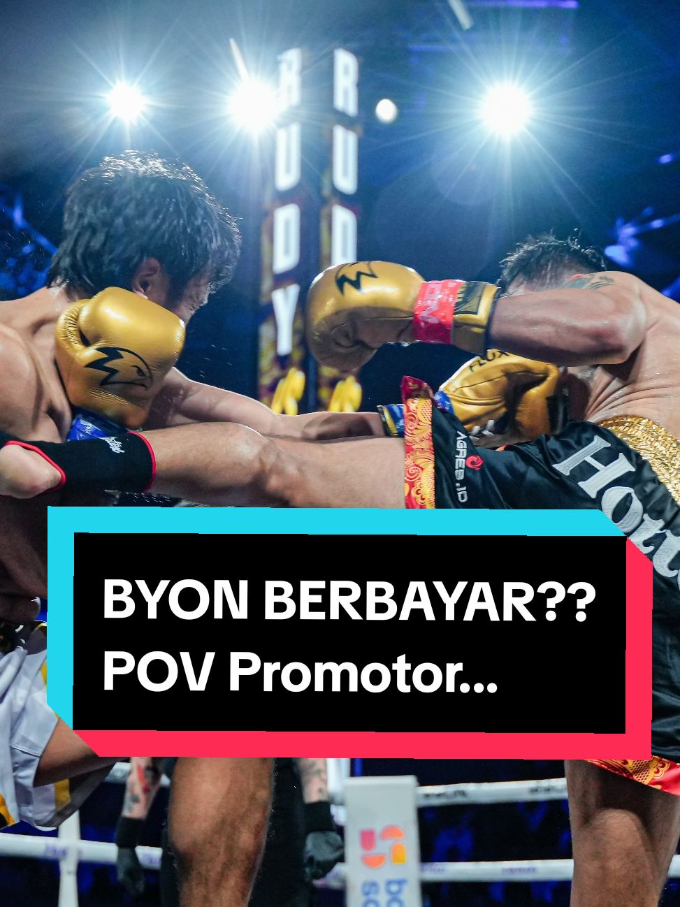 POV saya sbg Promotor. gmn mnurut kalian? tp saya rasa buat yg mental gratisan n minta2 mungkin akan krg stuju..  #byoncombat #combatsport #indonesia 