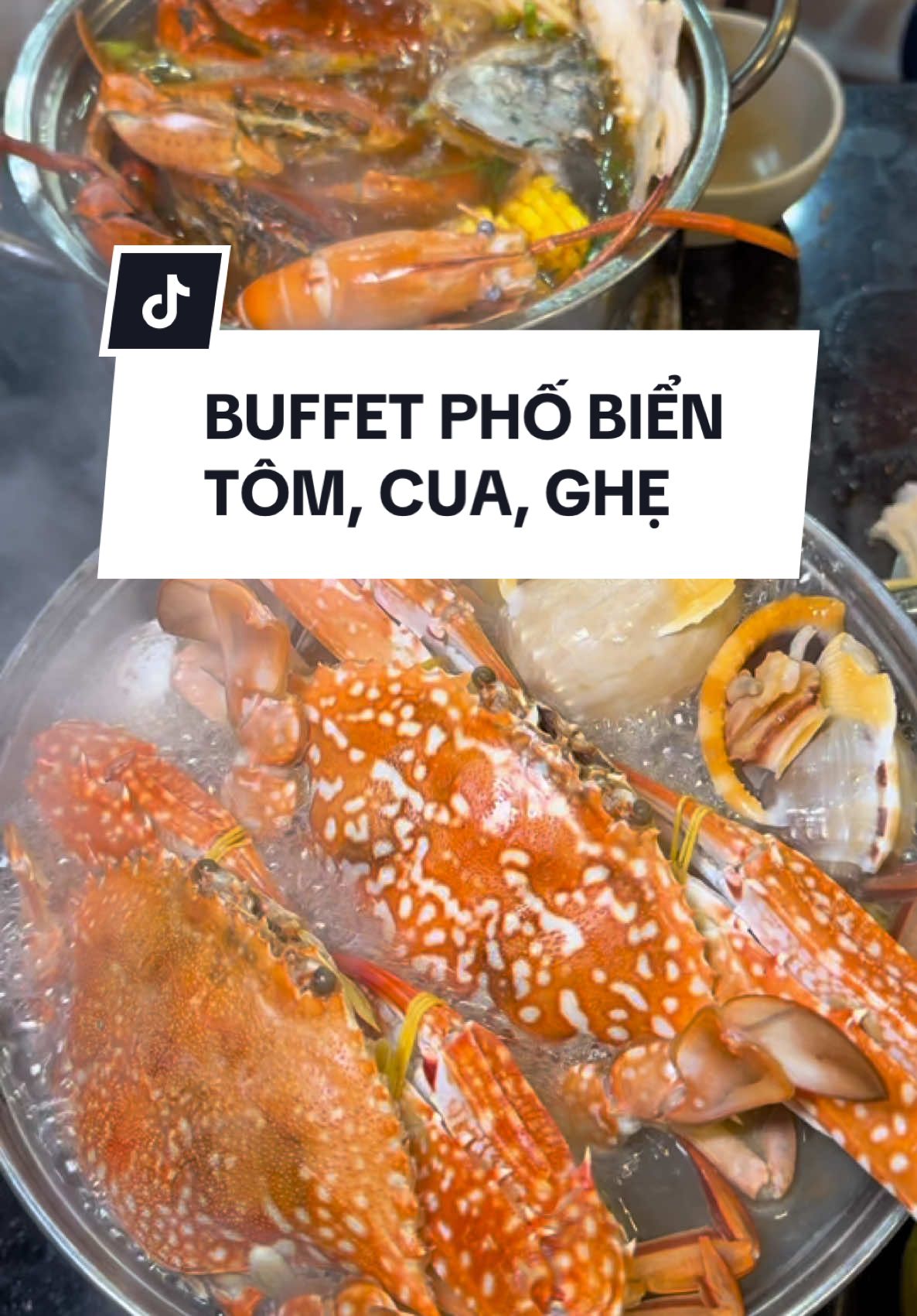 Buffet có tôm cua ghẹ thả hồ mỗi ngày mà chỉ có 270 #buffet #buffethaisan #reviewanngon #sgfoodie #foodie #anngon #saigon #hungbabyngố #haisan ##foodreview #saigonangi 