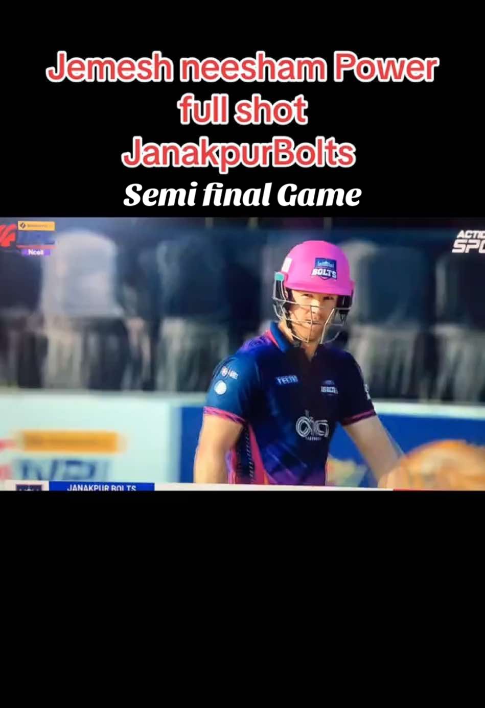 #JaeshNeesam #powerfullshort🏏🏏🏏🏏 #npl #janakpurbolts⚡ #foryoupage❤️❤️ #janakpurbolts_vs_karnaliyaks #viralvideo #neplaicricketlover #congaratulations_JanakpurBolts @gk @@Dipson-8🇳🇵 @𝐄𝐰'𝐫 𝐁𝐚𝐛𝐥𝐮:🍂 @lucky boy💯🤟🚭 @Sadam Sadam 