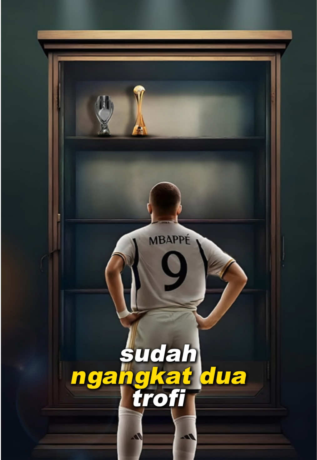 Baru gabung setengah musim, Mbappe sudah menang 2 trofi bersama Real Madrid! #halamadrid #madridista #realmadrid #kylianmbappe