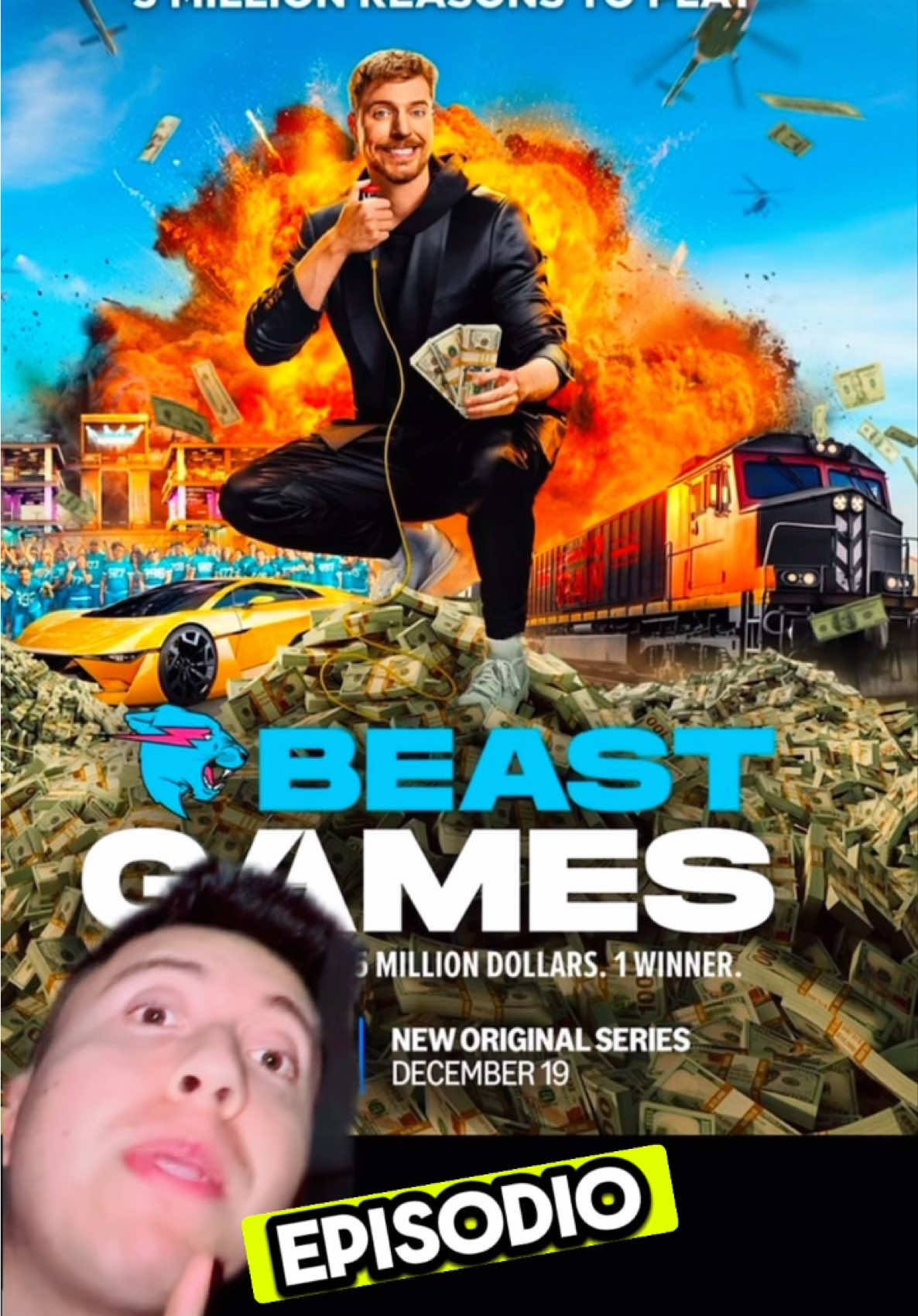 Los Beast Games se estrena hoy en Prime Video!😱🤯🌚💀 #mrbeast #beastgames #SabiasQue #serie