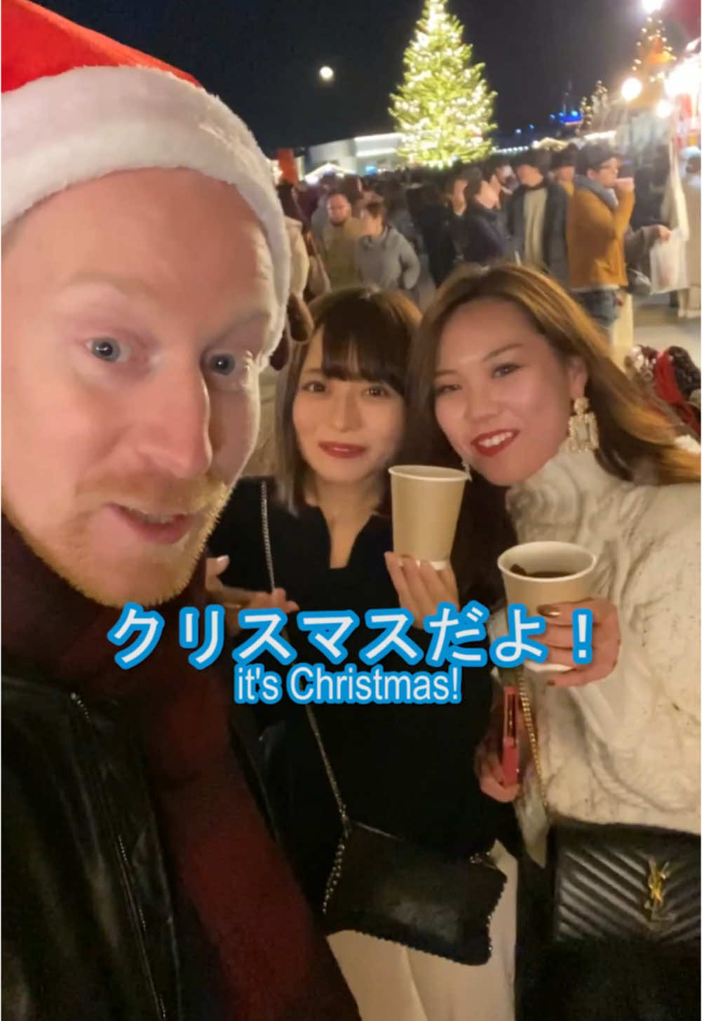 クリスマスマーケット！🎄✨ Christmas market in Japan  #ミスターヤバタン #クリスマス #横浜 #スケート #やばたん #ヤバタン 