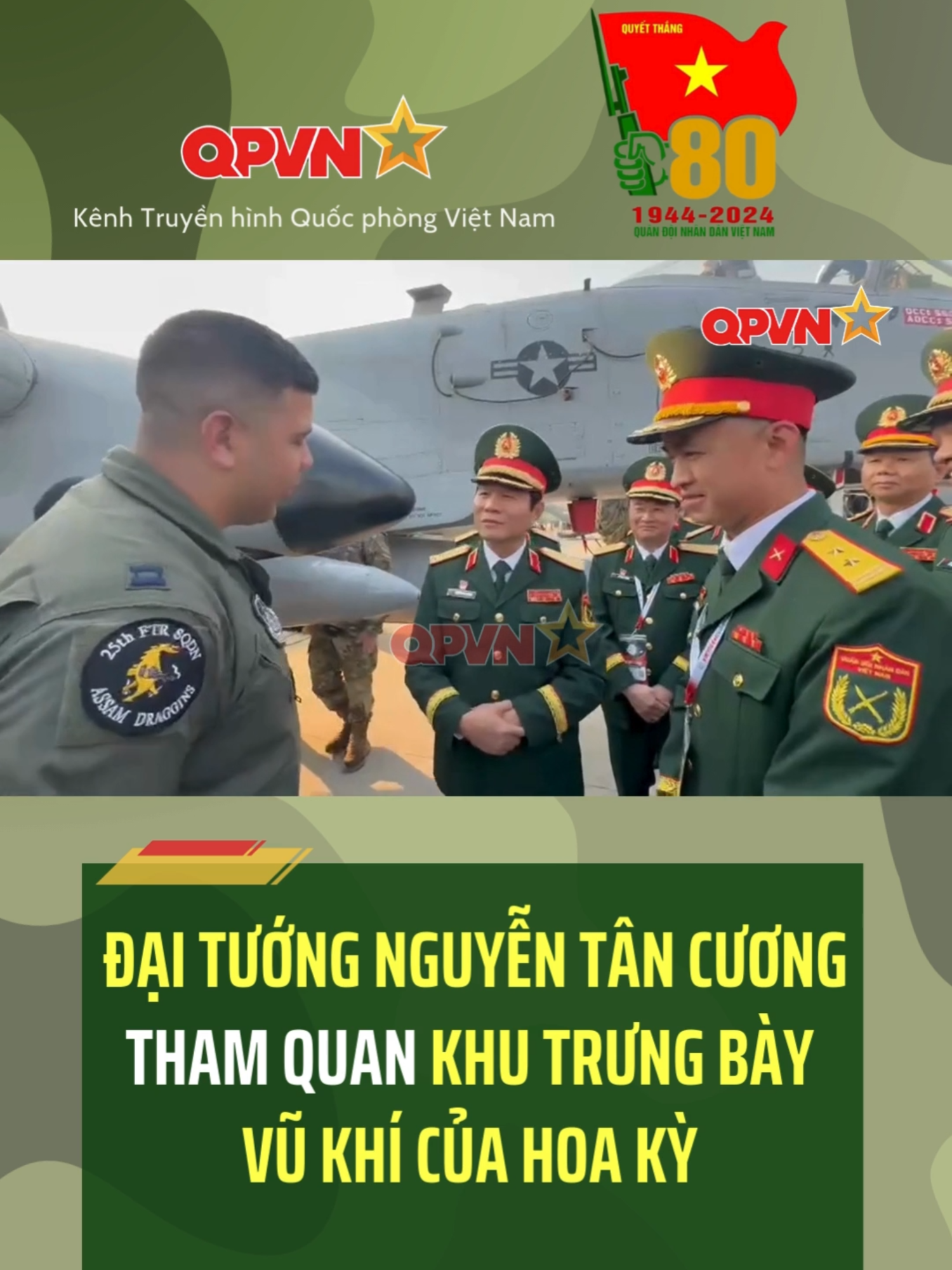 Đại tướng Nguyễn Tân Cương, Ủy viên Trung ương Đảng, Ủy viên Thường vụ Quân ủy Trung ương, Tổng tham mưu trưởng Quân đội nhân dân Việt Nam, Thứ trưởng Bộ Quốc phòng tham quan khu trưng bày vũ khí của Hoa Kỳ tại Triển lãm Quốc phòng Quốc tế Việt Nam 2024. #daituong #nguyentancuong #tongthammuutruongquandoinhandanvietnam #quandoinhandanvietnam #80namqđndvietnam #camerachiensi #qpvn #VietnamDefenceExpo2024 #trienlamquocphongquocte2024 #hoaky #usa #vukhi