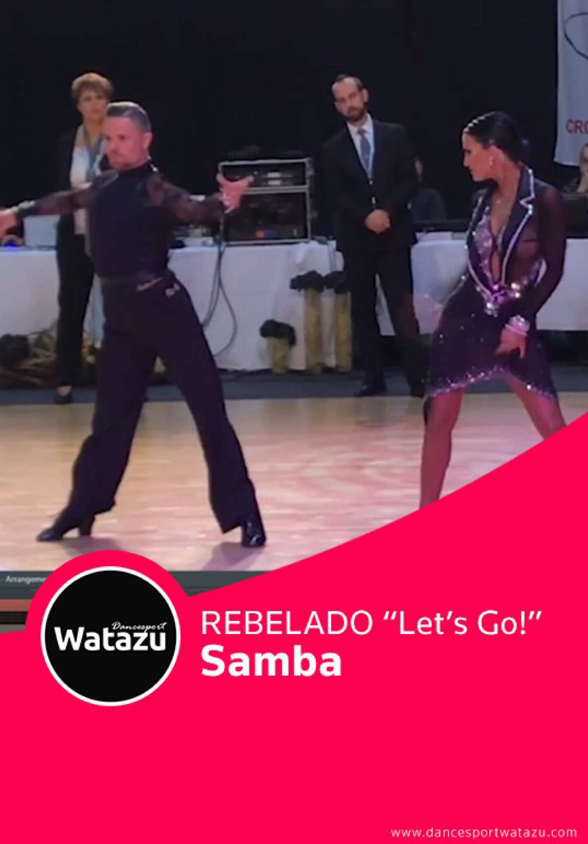 Watch closely how Giacomo Lazzarini & Roberta Benedetti execute a rhythmical samba routine and choreography… #RebeladoSamba #Samba by #Watazu #DancesportWatazu #Dancesport #DancesportMusic #Latin #LatinDancesport #Ballroom #BallroomDancing