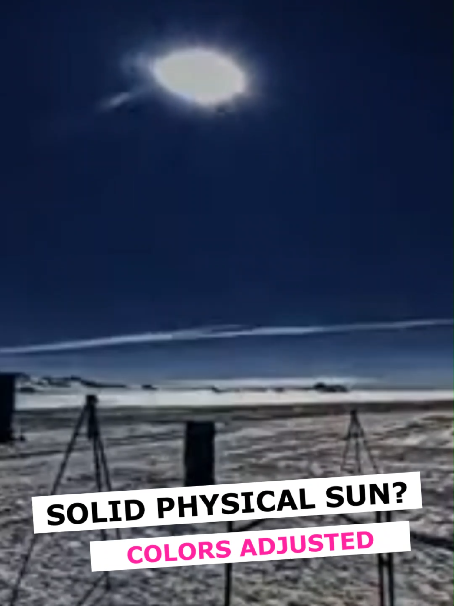 Does it look like a physical solid sun to you? #flatearthtruth #flatearthers #flatearthsociety #flatearthproof #flatearthmatters #flatearthersociety #flatearthfacts