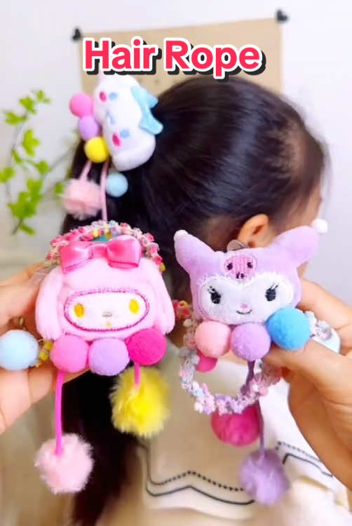 #sanrio #sanriogirl #hairrope #hairclips #hairaccessories 