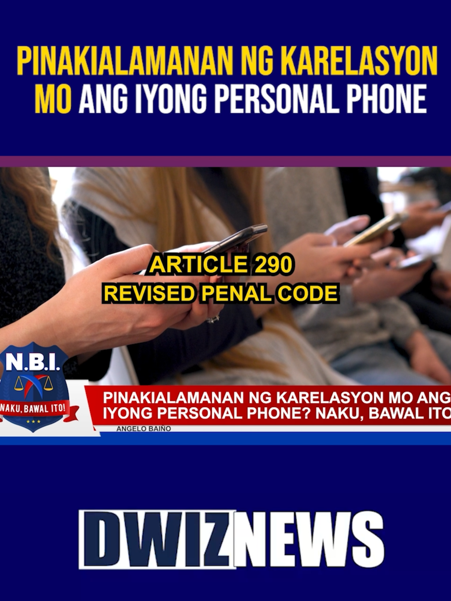 Pinakialamanan ng karelasyon mo ang iyong personal phone | #NAKUBAWALITO  YouTube: www.youtube.com/@DWIZ882Live #dwiz #dwiznews #aliw23