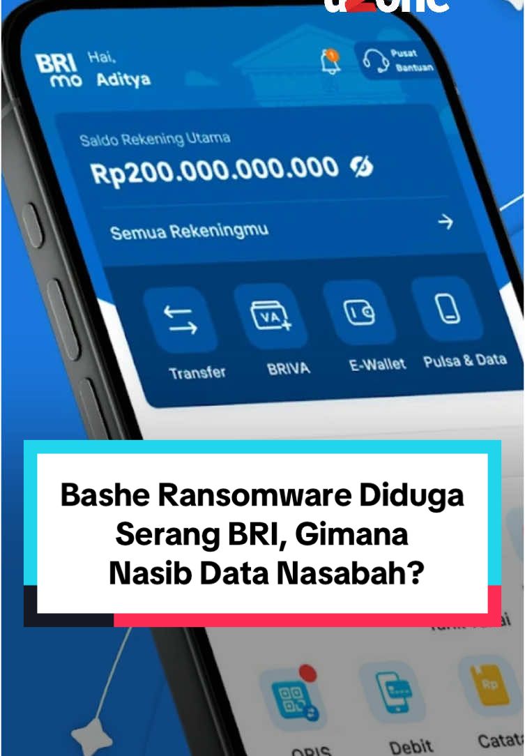 Bashe ransomware diduga serang BRI, terus gimana nasib data nasabah?  #bri #ransomware #bansheransomware #infoterkini #infoteknologi #bankrakyatindonesia 