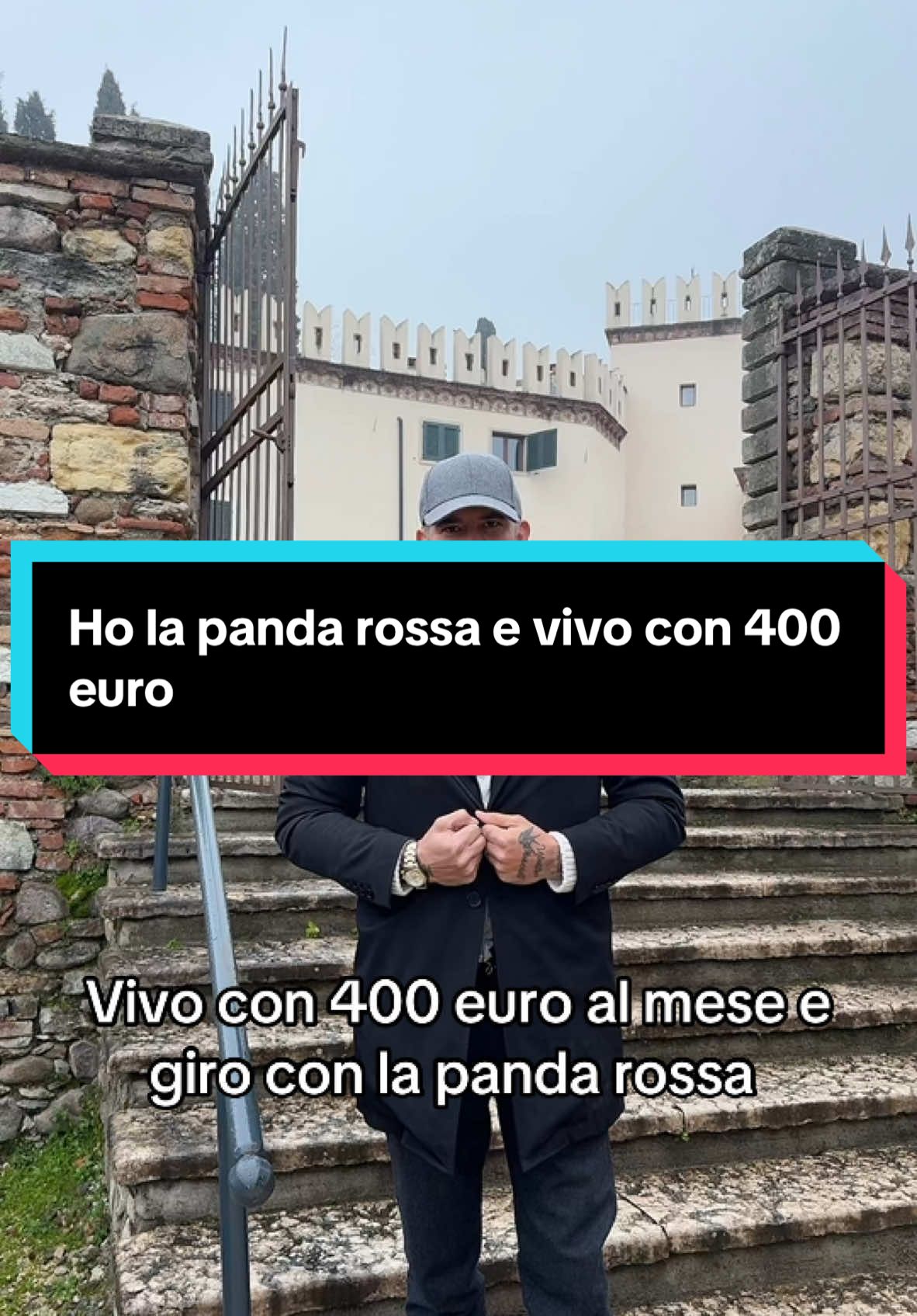 Vivo con 400 € al mese e in giro con la Panda rossa