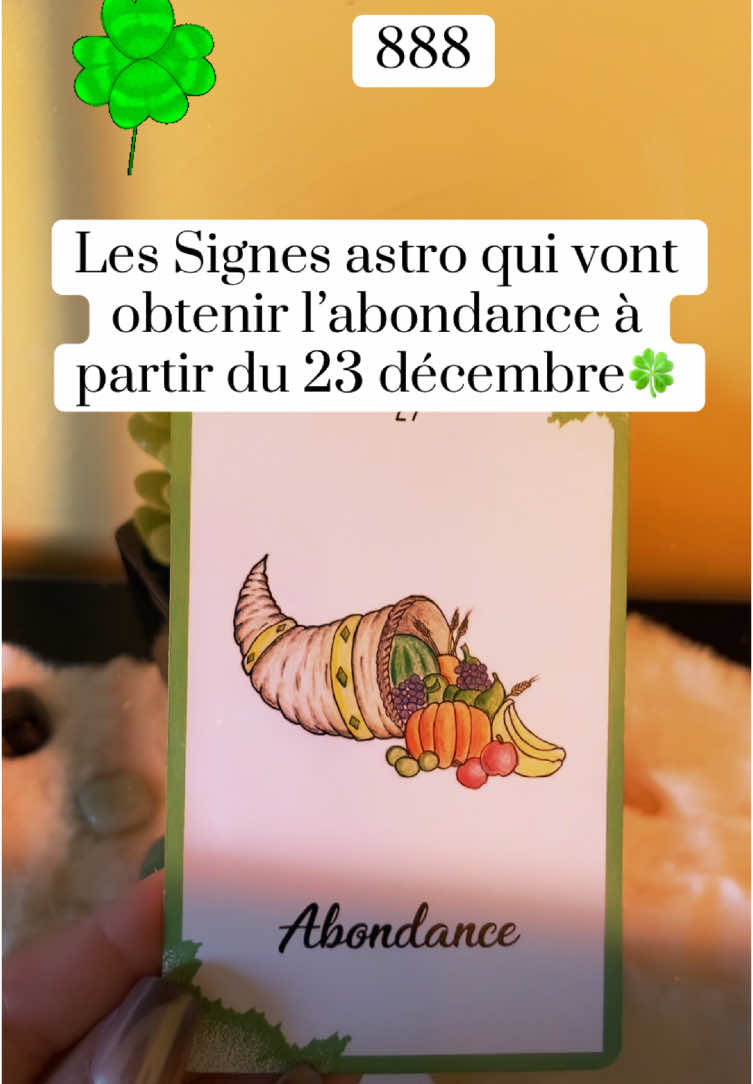 Une opportunité pour ces ces signes astrologique d’obtenir l’abondance dès le 23 décembre. Manifestation.#message #guidance #voyance #spirituality #astrology #tarot 