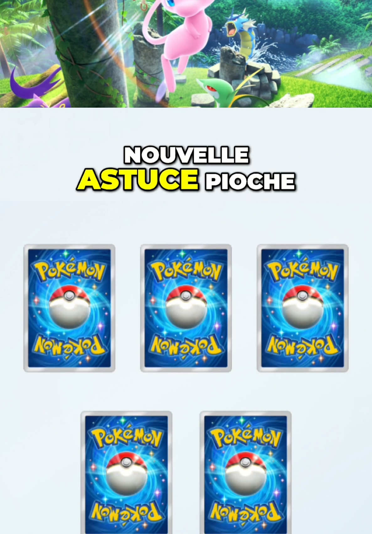 Nouvelle Astuce Pioche Miracle sur Pokémon Pocket pour les nouveaux boosters ile fabuleuse ! À vous les Celebi et Mew EX ! #pokemonpocket #pokemontcgp #pokemontcgpocket 