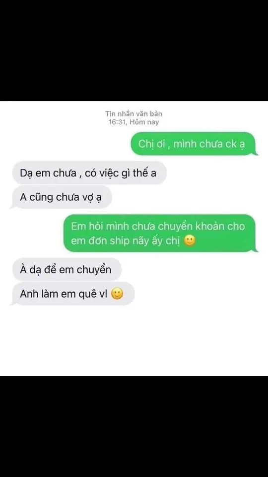 Xin lỗi e làm a quê quá😂