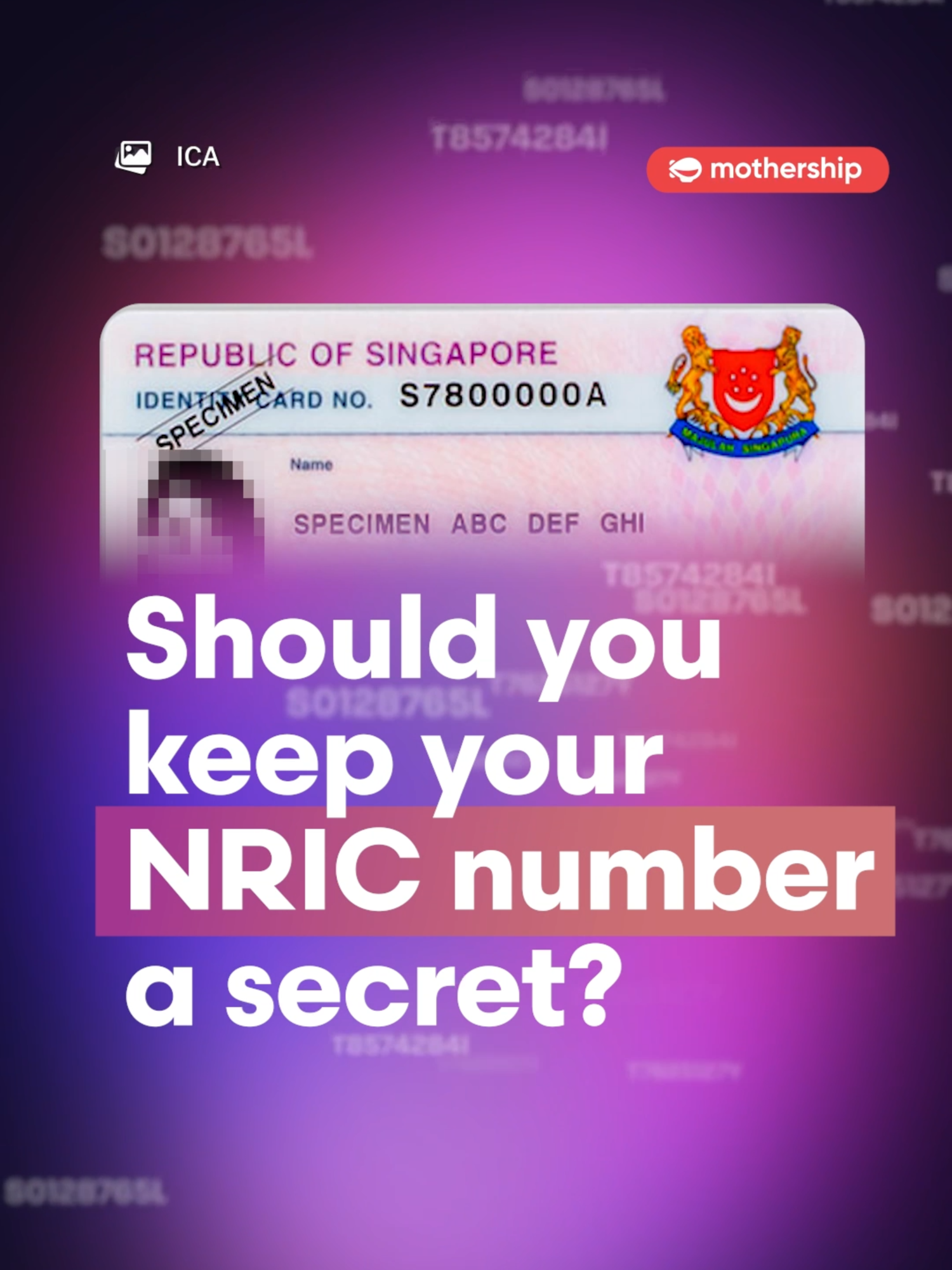 NRICs aren’t secret. But should you post it online? Probably not, and here’s why. #tiktoksg #sgnews #nric