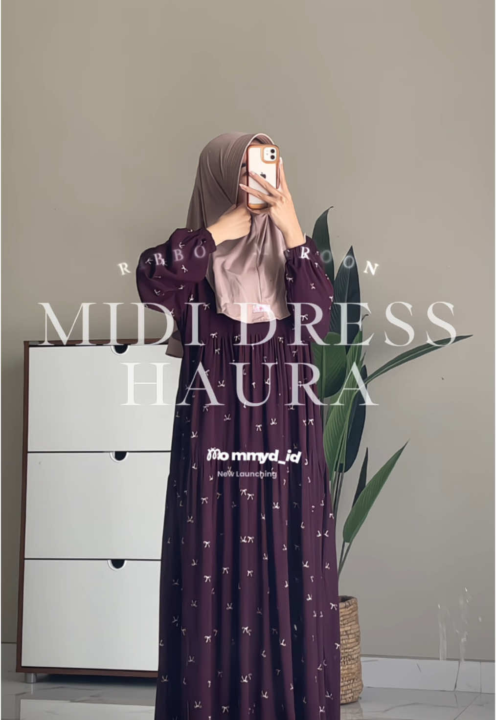 Available NEW‼️ Midi Dress Haura rayon premium ld 110 pb 130🔥 Hayuuu jangan lupa cek keranjang dan join live🛍️✨ #wibgajian #ramadhan2025 #abayagirls #megaguncang1212 #ootdhijab #coquette #gamissimple 