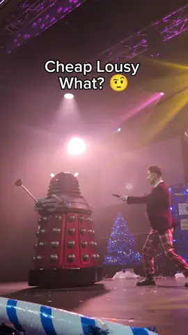 dalek the halls with boughs of cyber-holly 🪠🎄✨  @Reece Connolly duetting with our special Skaro guest*  Dalek owned and operated by @Ethan Bates / @Sean Edits xo 🎞️: @Percy Non Grata  🏠: @theclaphamgrand  #doctorwho #dalek #christmas #fyp #lgbtq #fairytaleofnewyork 