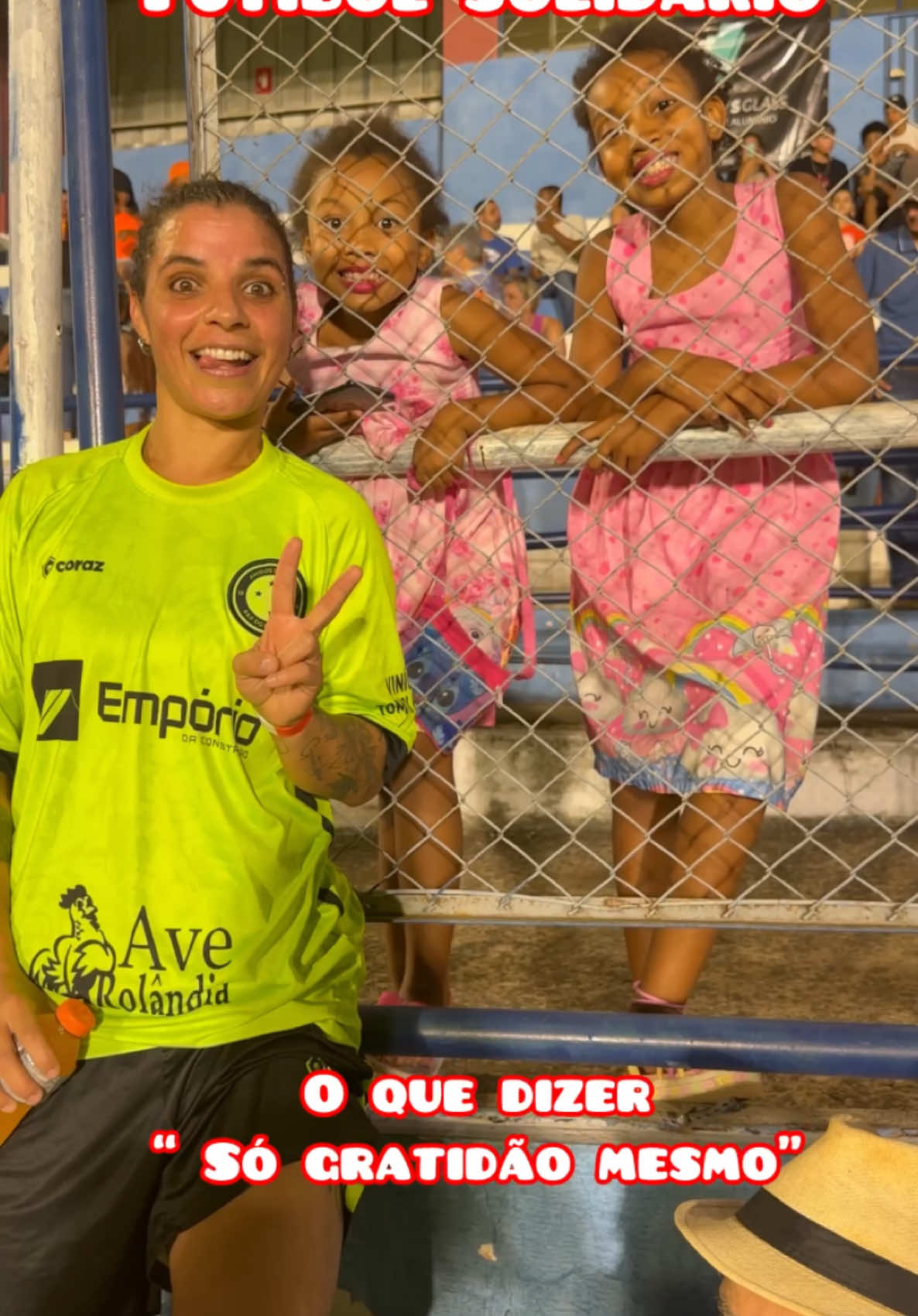 “Futebol solidário” Gratidão mesmo pelo carinho amei amei mesmo de coração conhecer todos só gratidão mesmo 🙏🙏