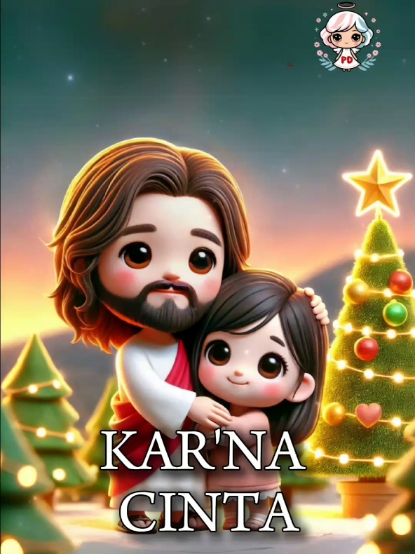 ♥ Karena cinta Kau turun ke dunia... 🎶 Kar'na Cinta - Grezia Epiphania #karnacinta #lagunatal #christmassong #christmas #Godisgreat #lagurohani #fyp #animasi #kartun #bingimagecreator #AI #CapCut