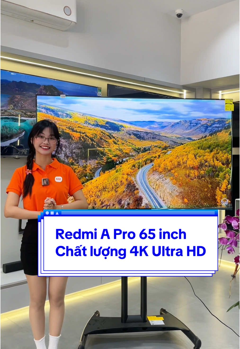 Giá rẻ nhất trong phân khúc gọi tên em Redmi A Pro 65 inch - sắm Tết thôi các bác ơi #xiaomi #tivixiaomi #mistorehanoi #xiaomistorehanoi 