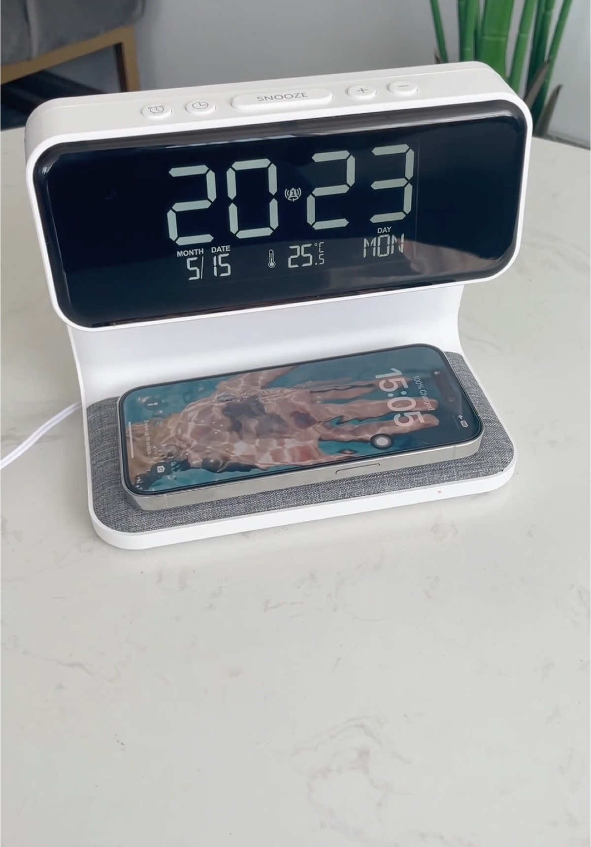 Upgrade your nightstand with the Creative 3-in-1 Bedside Lamp! 🌟✨  This multifunctional gadget combines a stylish bedside lamp, a wireless phone charger, and an LCD screen alarm clock. Perfect for modern living, it keeps your essentials organized while adding a sleek touch to your space. 🕰️📱💡 Light, charge, and wake up smarter. Get yours today! 🌟 🔗 Check it out here: linktr.ee/stafuly #smartliving #wirelesscharging #homegadgets #charging #buynow #shop #bestprice #gadgets #wireless #technology #power #iphone #phone #gadget #losangeles #reels #reelitfeelit #pageforyou #tiktokviral #page #buynow #onlineshopping #HomeVibes #Relax #usa🇺🇸 #bestprice #amazon #amazonfinds #amazonmusthaves 