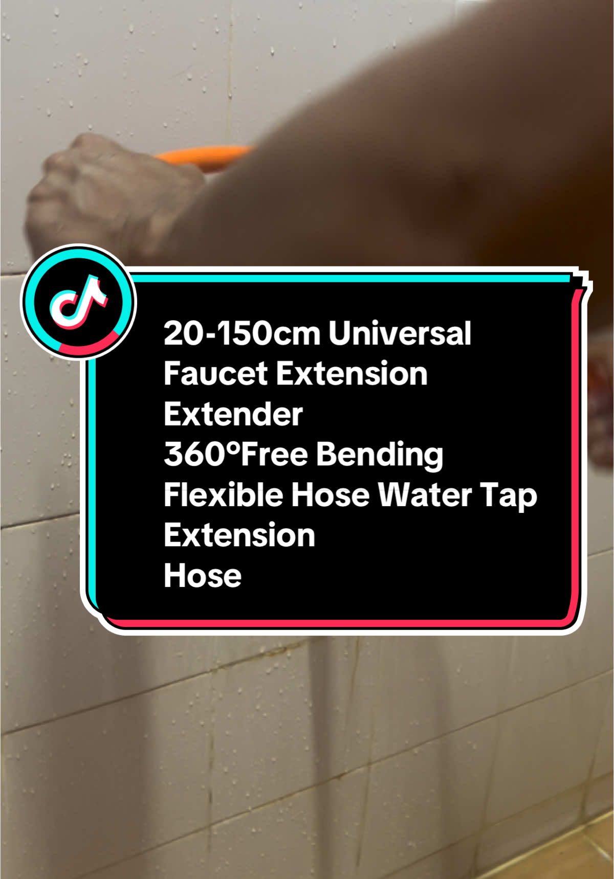 20-150cm Universal Faucet Extension Extender 360°Free Bending Flexible Hose Water Tap Extension Hose Black Metal Heater#flexiblehose #paipairflexible 