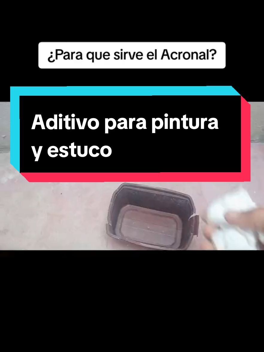 ¿Para Qué Sirve El Acronal? - acronal resina  - uso del acronal - aditivo para pintura  #construction #humedaddeparedes #pintarcasa #acronal 