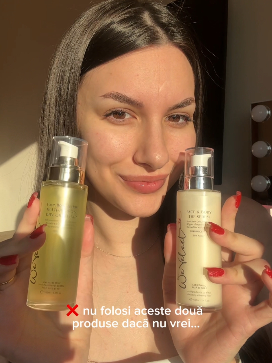 🍒Do you see that plump??😍😱 Doar două produse pot face asta de la prima aplicare🥰 The Serum și Dry Oil Elixir😍 Aplică întâi serul 99% natural pe față și pe corp pentru efecte imediate și piele tânără și fermă și apoi sigilează activele revoluționare în piele cu uleiul uscat 100% natural cu aromă de cherry cake!🥰🍰 Folosește uleiul și pe păr pentru hidratare, descurcare ușoară și vârfuri reparate! Piele tânără și păr sănătos în doar câteva zile!😍✨️@Athina Fotea #cleanskincare #cherry #faceandbody #serum #bodyoil #skincare #cleanbeauty #clean #nontoxic #skincareroutinetips #serum #bodyserum #bodyoil #hair #faceandbody #hairtreatment #skintreatment #wrinkles #dryskin 