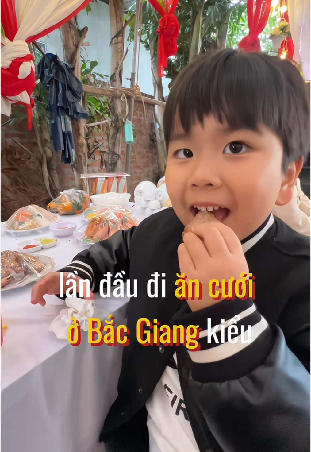 Ăn cưới ở Bắc Giang có gì vui🤤🌷 #dailyvlog #umachan #fypシ #fyp #videoviral #foryou #おすすめ #giadinhumachan #cuocsongnhatban #yuuchan 