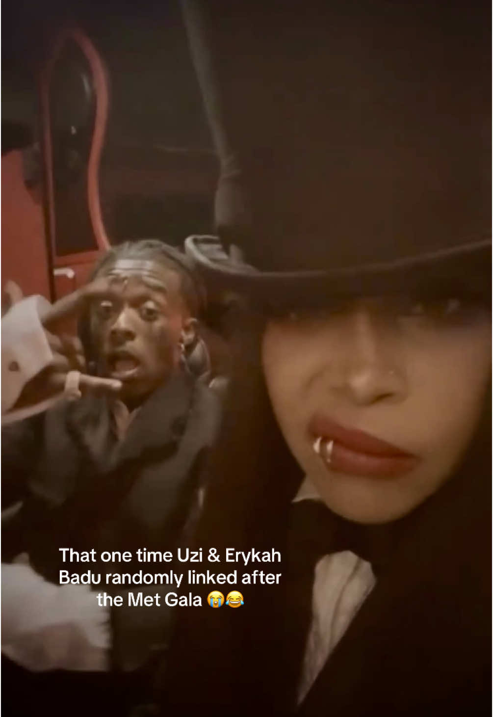 TS WAS SO RANDOM I HAD TO RECORD 😂😭 lmaoo i love her,  i needed a place to post my favorite gem !  #metgala #liluzivert #erykahbadu #underground #fyp #viral #explore #