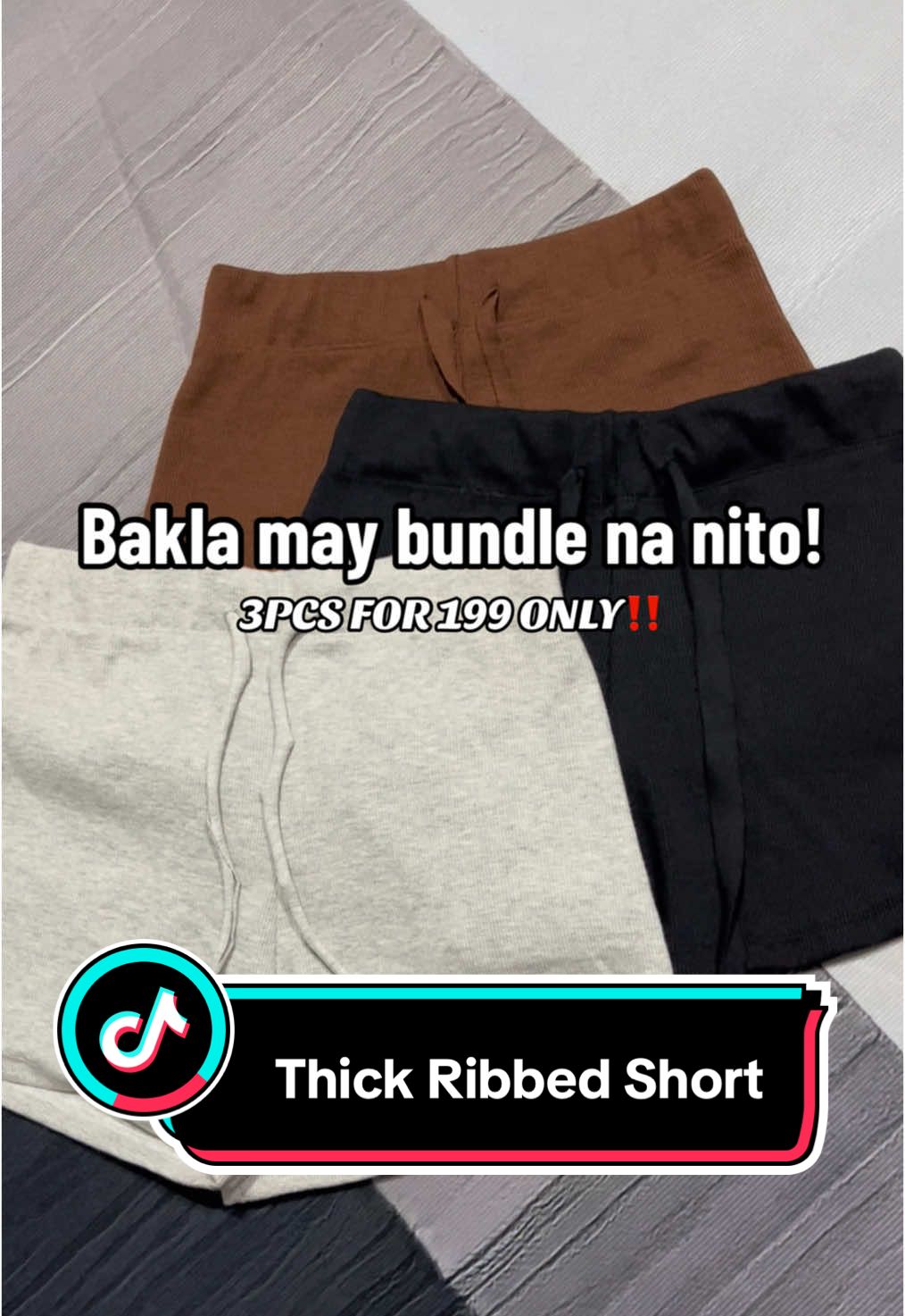 BAKLAAAAAA MAY BUNDLE NA NITONG HARPER SHORT!!  3PCS FOR ONLY 199 LANGGGG‼️ CHECKOUT MONAAAAA GOWS! #fyp #fypシ゚viral #tiktokviral #viralvideo #short #shortsvideo #smallbusinesstiktok #newproduct 